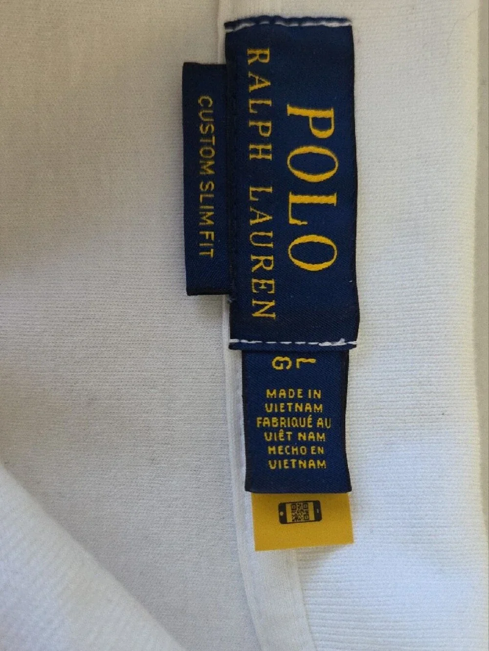 Ralph Lauren White Classic Polo with Embroidered Pony